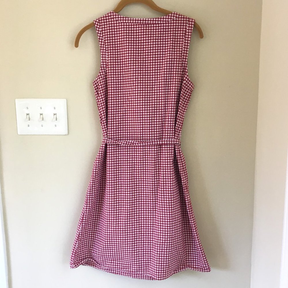 Merona Red Gingham Sleeveless Dress - Picture 2 of 9